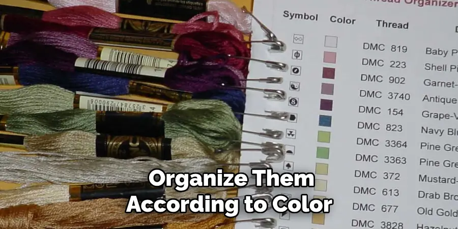 Organize Them According to Color 