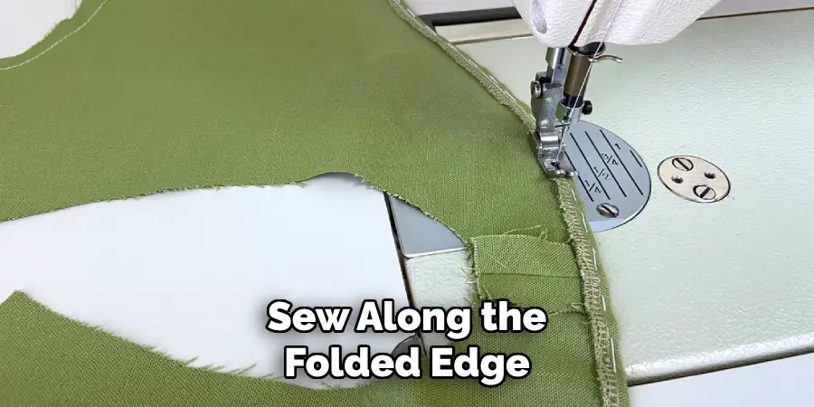 Sew Along the Folded Edge