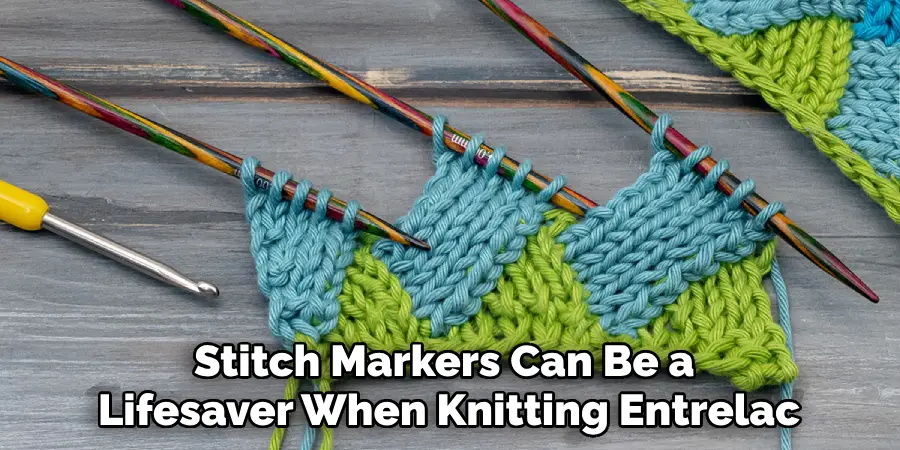Stitch Markers Can Be a Lifesaver When Knitting Entrelac