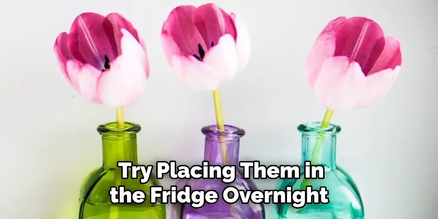  Try Placing Them in the Fridge Overnight