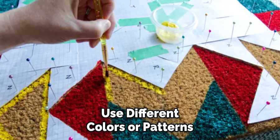 Use Different Colors or Patterns