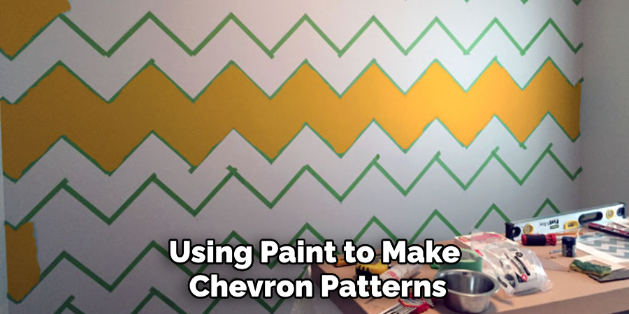 Using Paint to Make Chevron Patterns