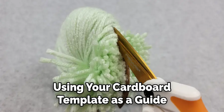 Using Your Cardboard Template as a Guide