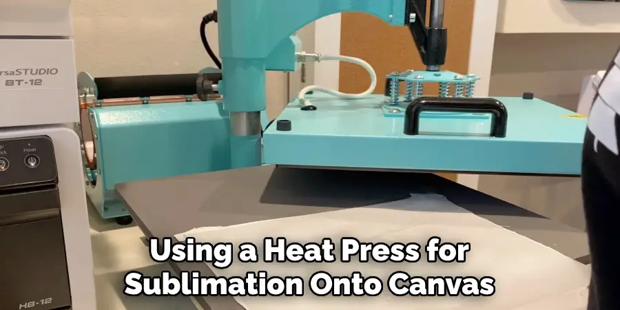Using a Heat Press for Sublimation Onto Canvas