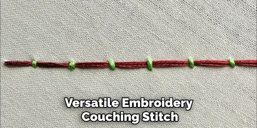 Versatile Embroidery Couching Stitch