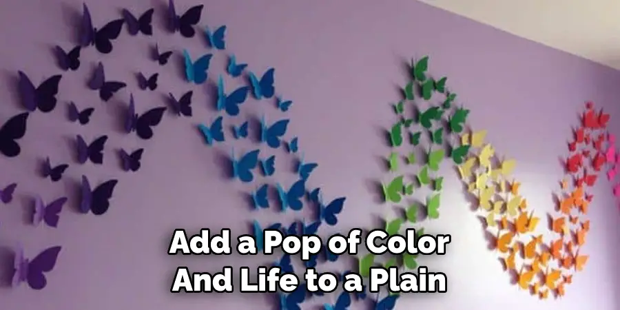 Add a Pop of Color And Life to a Plain