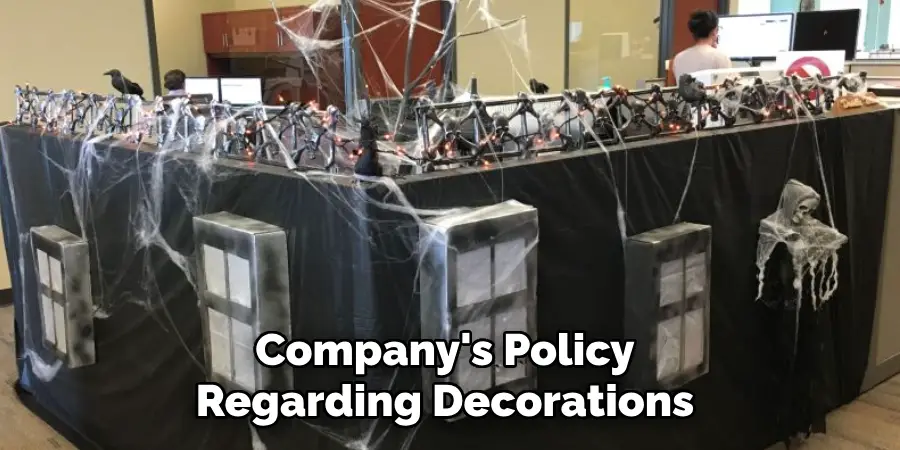 Company's Policy Regarding Decorations