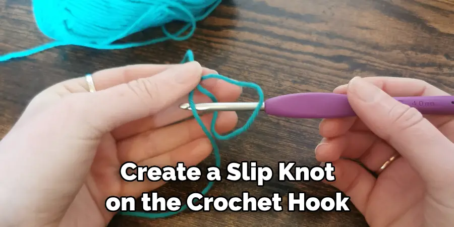 Create a Slip Knot on the Crochet Hook