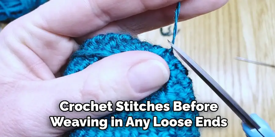 Crochet Stitches Before Weaving in Any Loose Ends