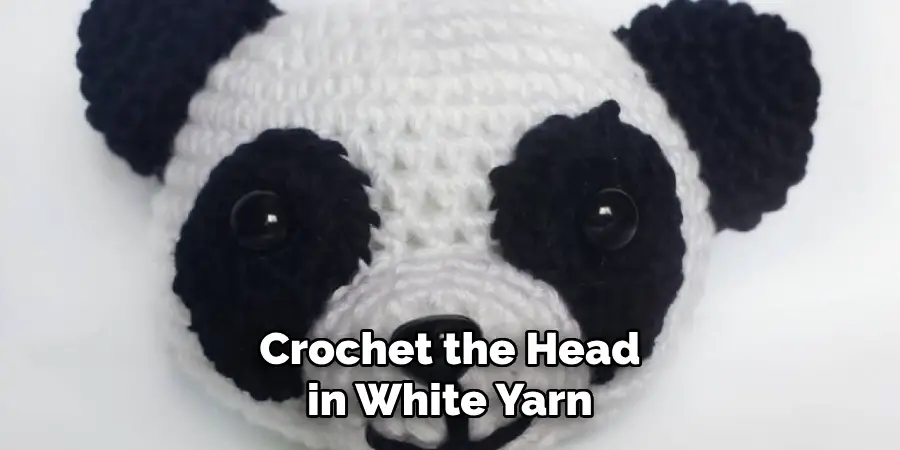 Crochet the Head in White Yarn