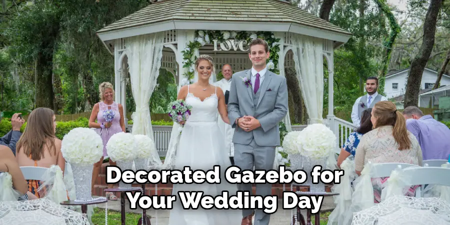 Decorated Gazebo for Your Wedding Day