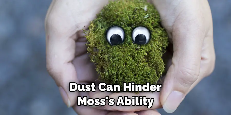 Dust Can Hinder 
Moss's Ability