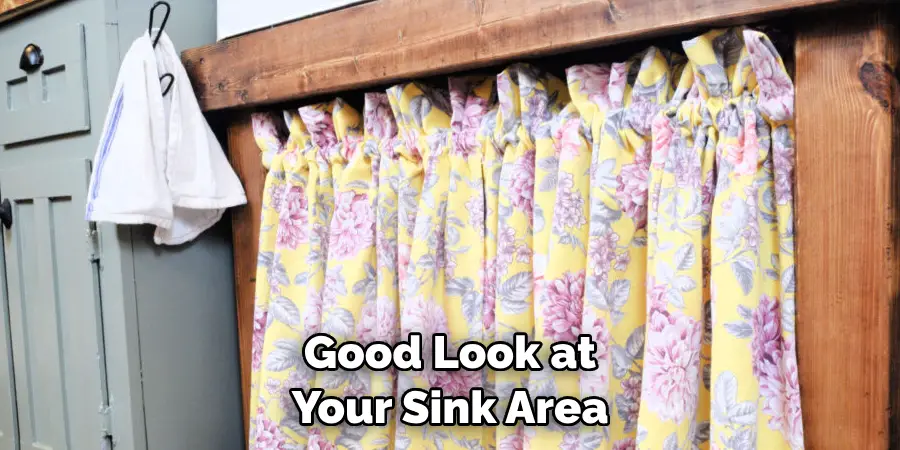 Good Look at 
Your Sink Area