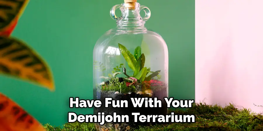 Have Fun With Your Demijohn Terrarium