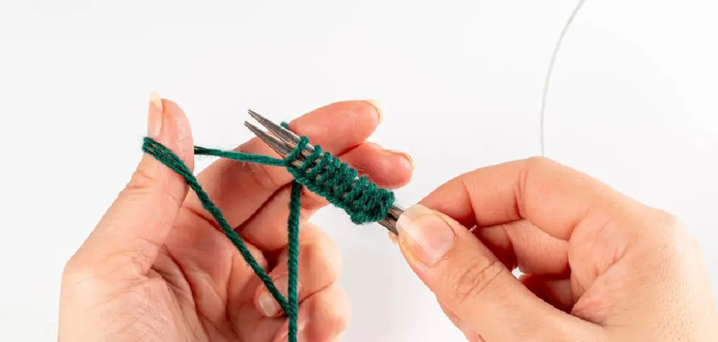 How to Cast on Double Pointed Needles