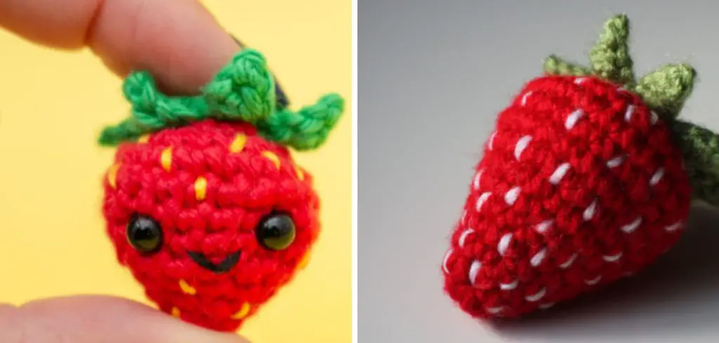 How to Crochet a Strawberry