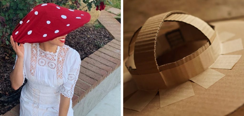 How to Make a Mushroom Hat Out of Cardboard