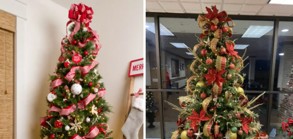 How to Put Ribbon on A Real Christmas Tree