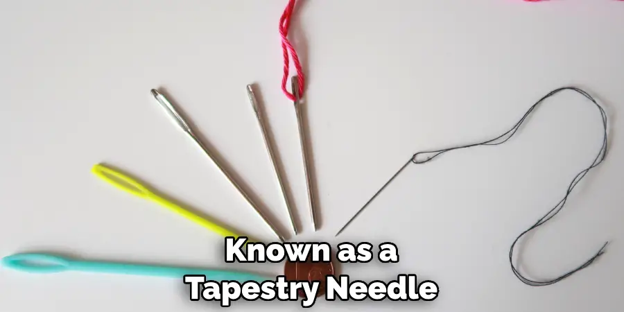 Known as a
Tapestry Needle