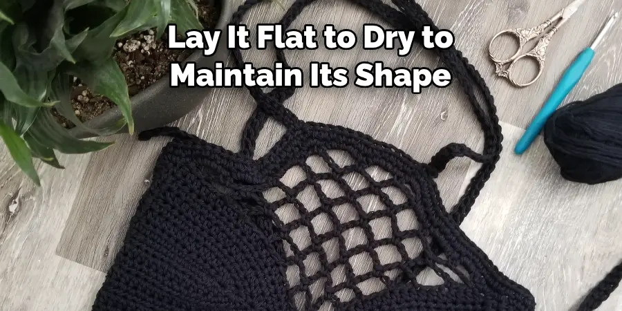 Lay It Flat to Dry to Maintain Its Shape