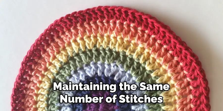 Maintaining the Same Number of Stitches