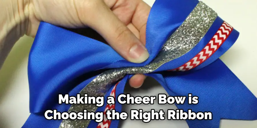 Making a Cheer Bow is Choosing the Right Ribbon