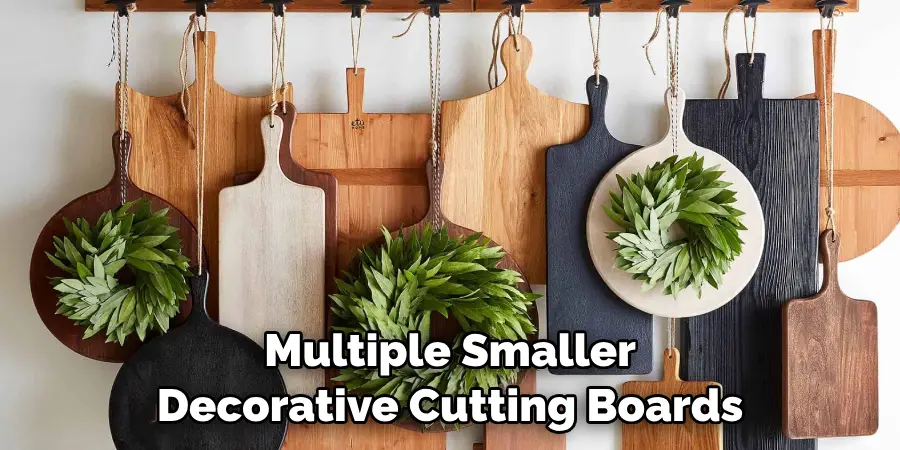 Multiple Smaller Decorative Cutting Boards