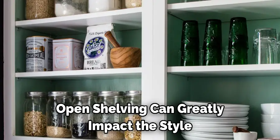 Open Shelving Can Greatly Impact the Style