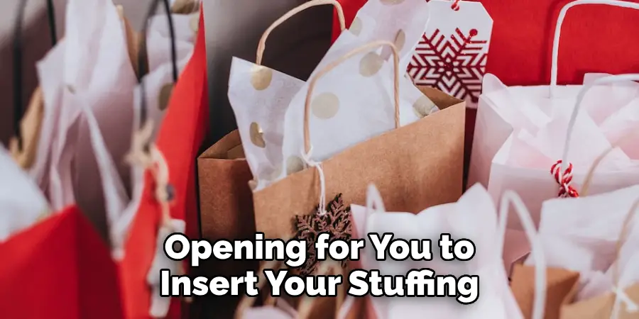 Opening for You to Insert Your Stuffing