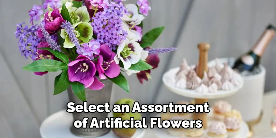 Select an Assortment of Artificial Flowers