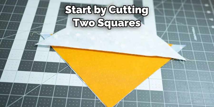 Start by Cutting Two Squares