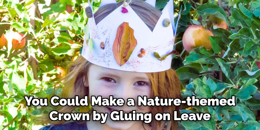 You Could Make a Nature-themed Crown by Gluing on Leave