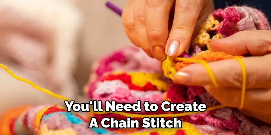 You'll Need to Create 
A Chain Stitch
