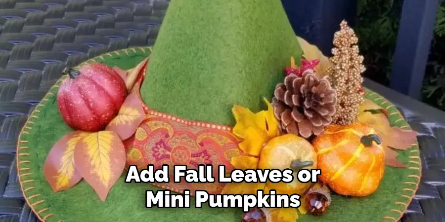 Add Fall Leaves or Mini Pumpkins