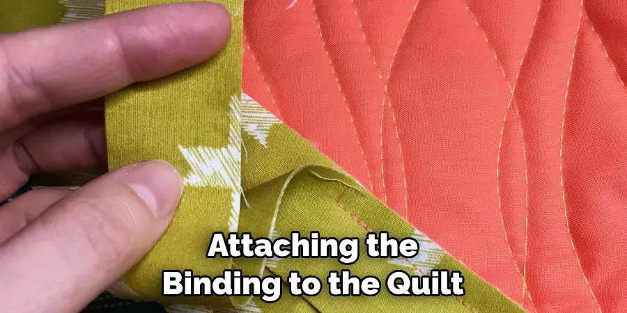 Attaching the Binding to the Quilt