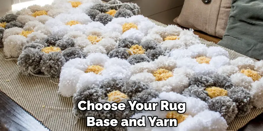 Choose Your Rug Base and Yarn