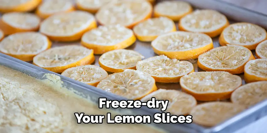 Freeze-dry Your Lemon Slices