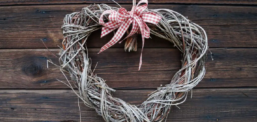 How to Decorate a Wire Heart Wreath