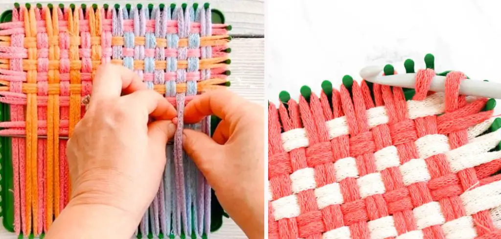 How to Finish Loom Potholder