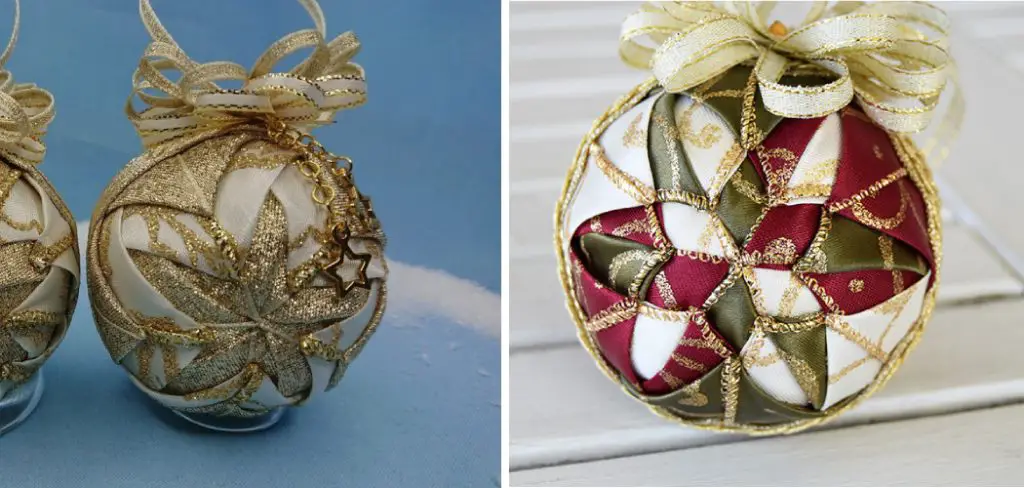 How to Make Quilted Ornament With Ribbon