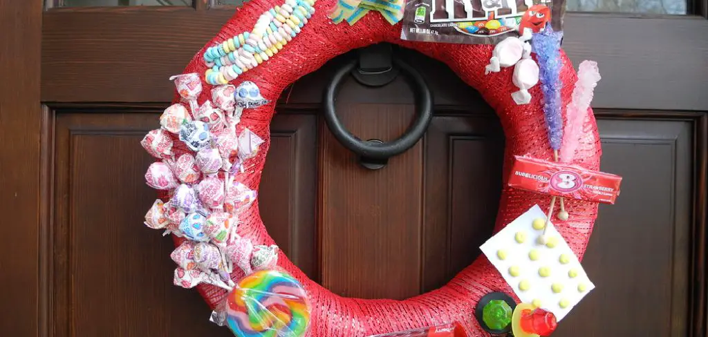 How to Make a Candy Wreath for Christmas