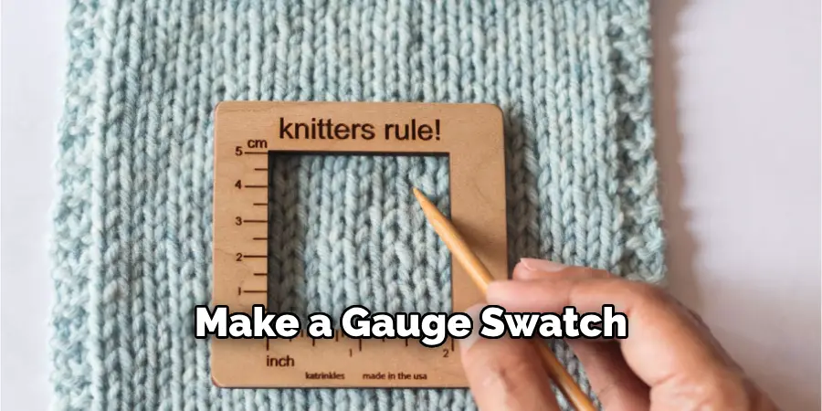 Make a Gauge Swatch