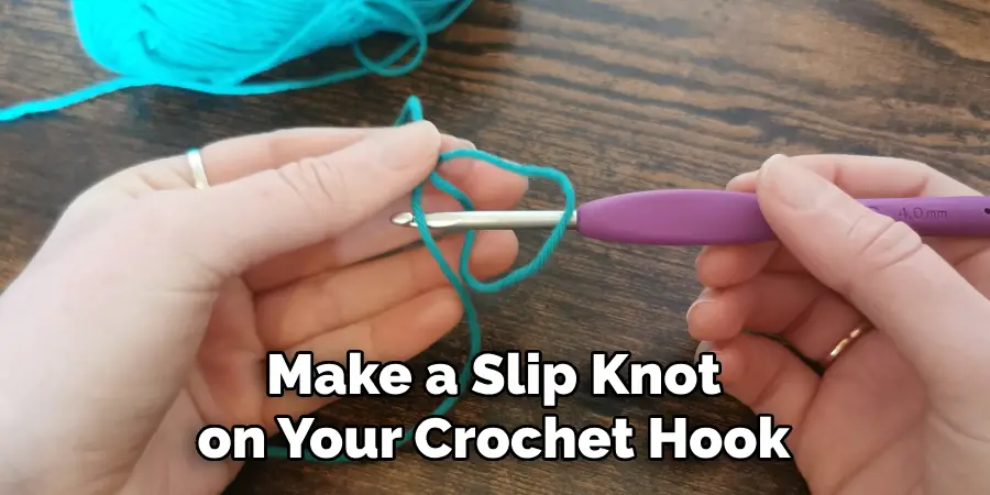 Make a Slip Knot on Your Crochet Hook