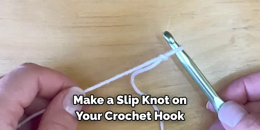 Make a Slip Knot on Your Crochet Hook