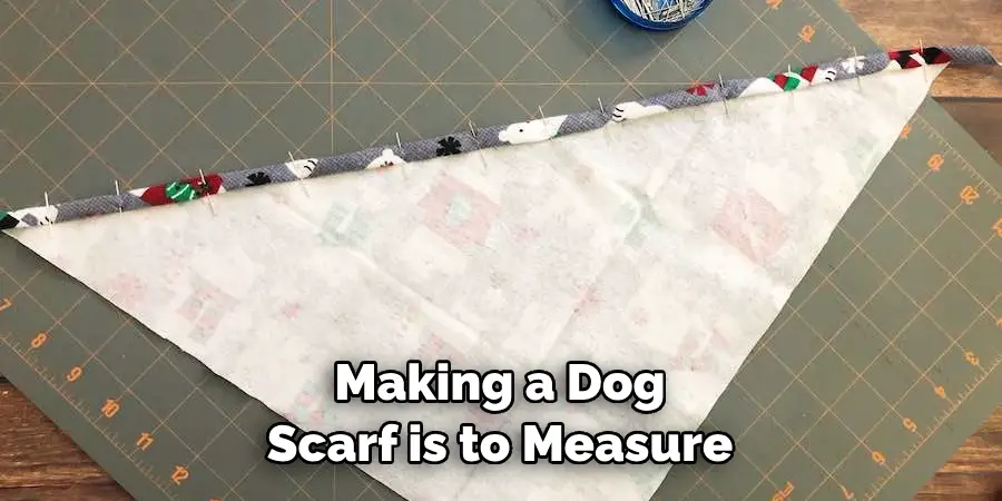 Making a Dog Scarf is to Measure 