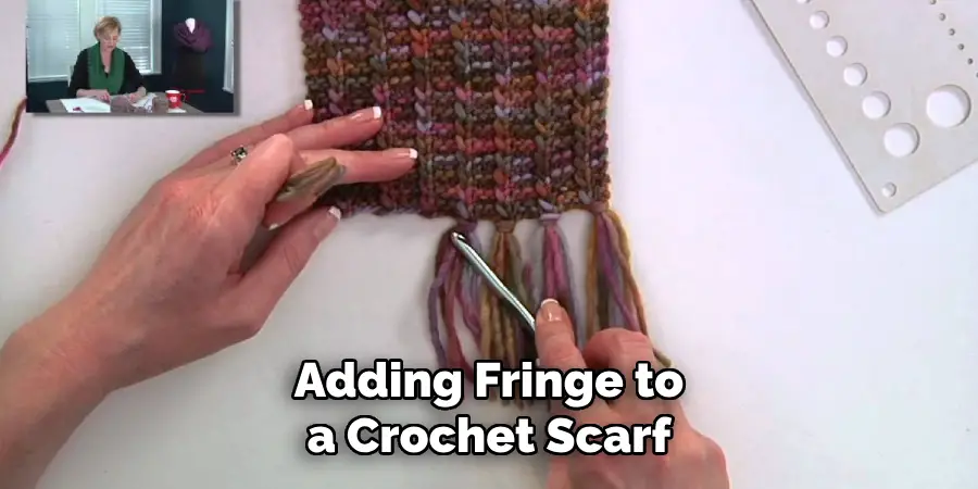 Adding Fringe to a Crochet Scarf