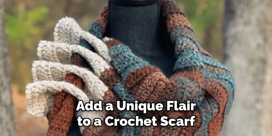 Add a Unique Flair to a Crochet Scarf