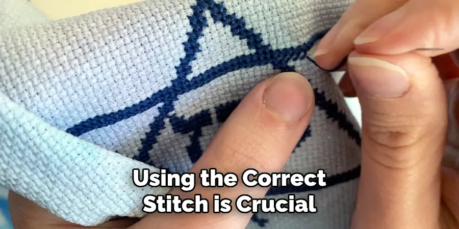 Using the Correct Stitch is Crucial