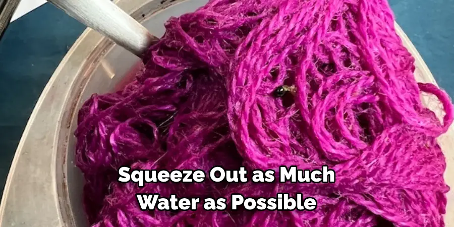 Squeeze Out as Much Water as Possible