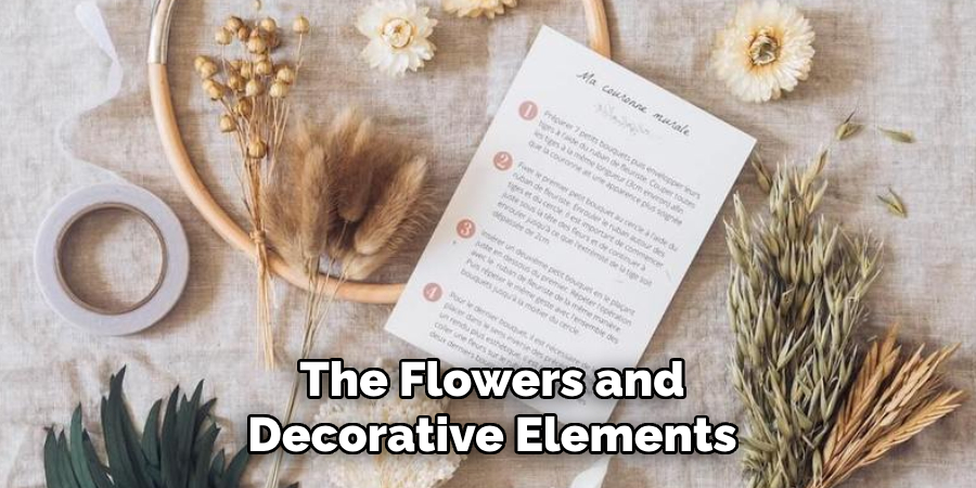 The Flowers and Decorative Elements